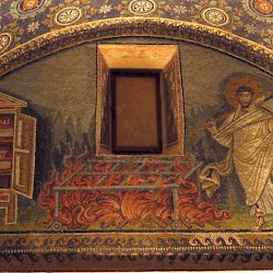 Ravenna, Mausoleum of Galla Placidia, Mosaic of St Lawrence