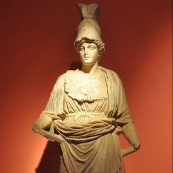 Perge, South Baths, Statue of Athena