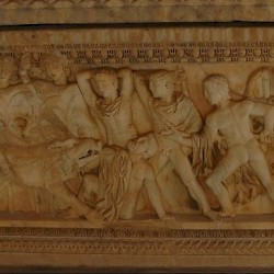 Eleusis, Sarcophagus with the Calydonian Hunt