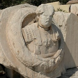 Eleusis, Roman Square, Portrait of Marcus Aurelius