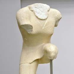 Eretria, Temple of Apollo, Statue of an Amazon