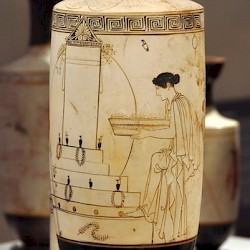 Eretria, Lekythos (Bosanquet Painter)