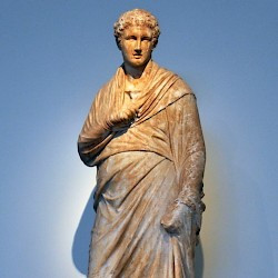 Eretria, Gymnasium, Statue of Cleonicus