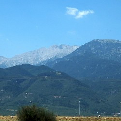 Mount Olympus, seen from the northwest