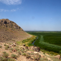 The steep slopes of Artaxata