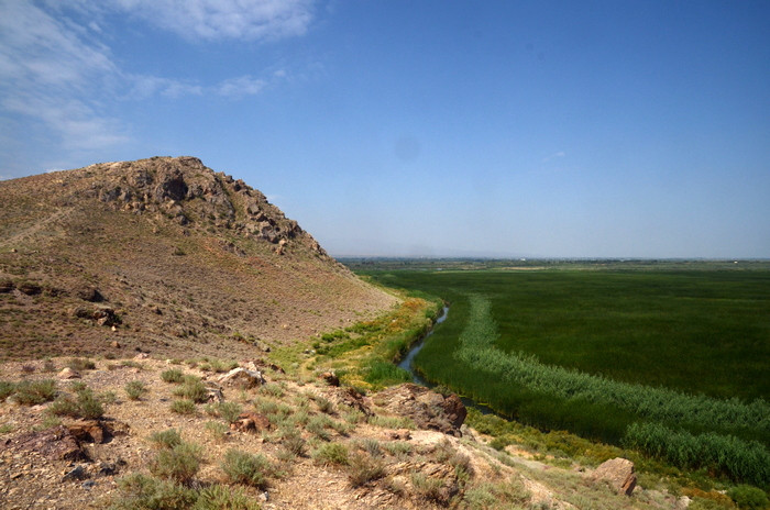 The steep slopes of Artaxata