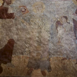Dadivank, Wall painting of Saint Nicholas
