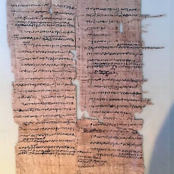Papyrus with an account of the Siege of Rhodes