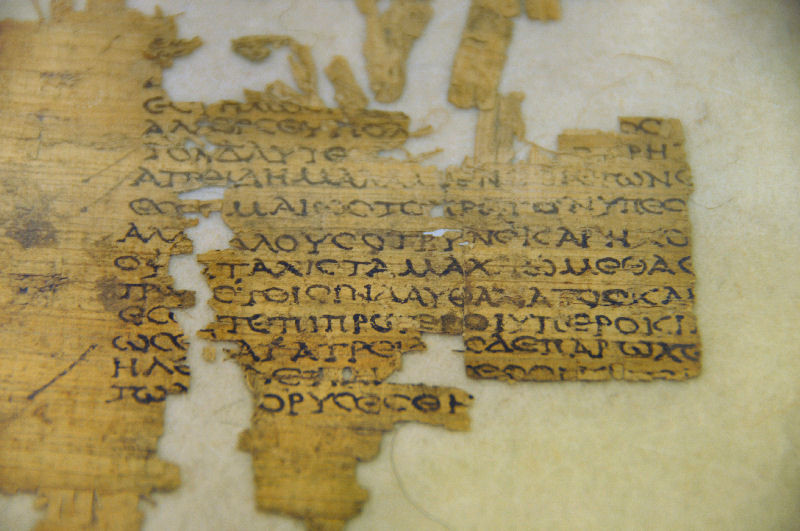 Fragment of the Iliad.