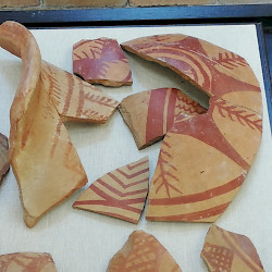 Tigranocerta, Sherds of Painted Pottery