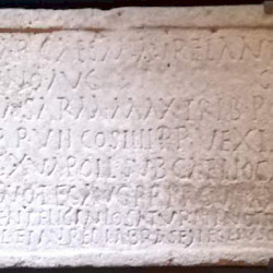 Vagharshapat, Inscription mentioning XV Apollinaris