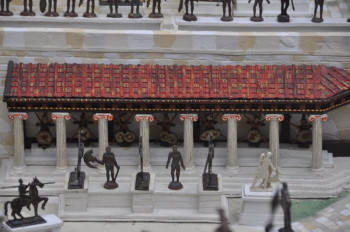 Delphi, Stoa of the Athenians, Model