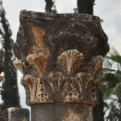 Capernaum, Synagogue, Capitals