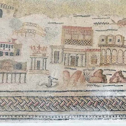 Hippo Regius, Seaward Villas, Mosaic of the Northern Harbor of Hippo