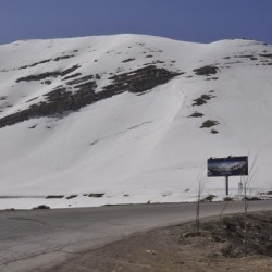 The snow-clad Lebanon
