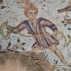 Carthage, Villa of the Hunters, Mosaic of a hunter