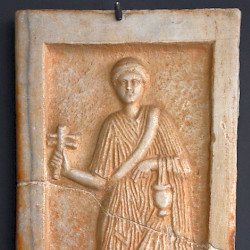 Cherchell, Relief of a priestess of Isis