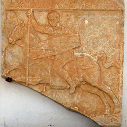 Cherchell, Tombstone of a Dalmatian horseman