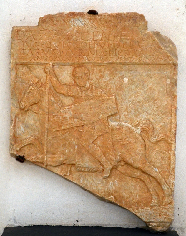 Cherchell, Tombstone of a Dalmatian horseman