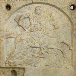 Cherchell, Tombstone of a Dalmatian horseman