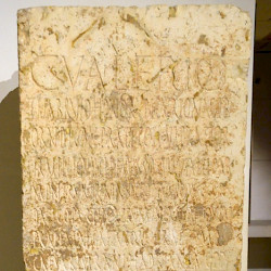 Beirut, Tombstone of Valerius Rufus of VII Claudia