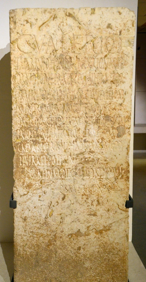 Beirut, Tombstone of Valerius Rufus of VII Claudia
