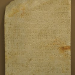 Beirut, Tombstone of Q. Aemilius Secundus, who conducted Quirinius' census in Apamea in Syria