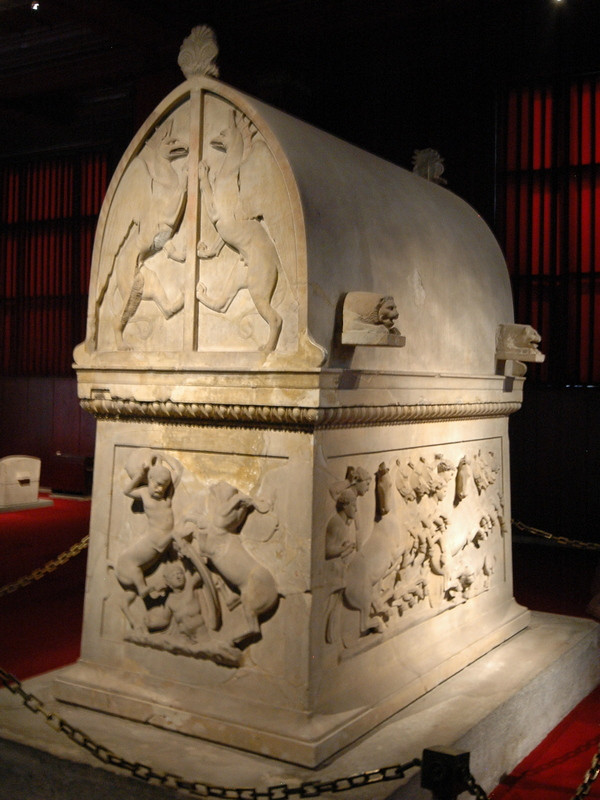 Sidon, Royal Tombs, Chamber 4, Lycian sarcophagus