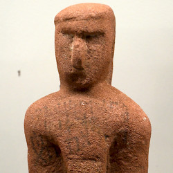 Umm Daraj, Mountain top sanctuary, Statue with Dedanite votive inscription