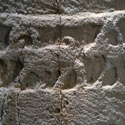 Dedan, Temple, Column-shaped incense burner, Relief of goats