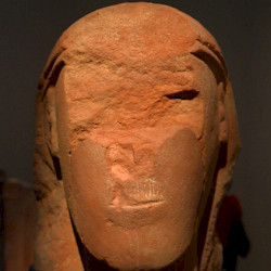 Dedan, Temple, Head of a man