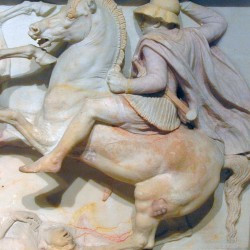 Sidon, Royal Tombs, Chamber 3, Alexander sarcophagus (11) (Perdiccas?)