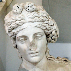 Hippo Regius, Northern Baths, Figidarium, Bacchus