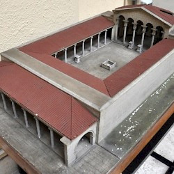 Timgad, Market of Sergius, reconstruction (model)