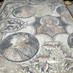 Lambaesis, Mosaic of Bacchus and the Four Seasons