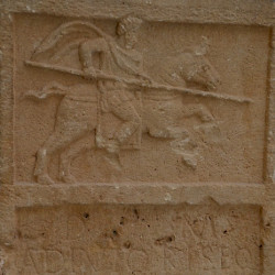 Tipasa, Tombstone of Adiutor, a Cananefatic horseman