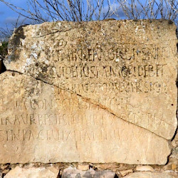 Madauros, Christian tombstone