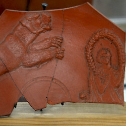 Tiddis, Sherd with the execution of a Christian