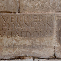 Madauros, Byzantine fort, Recycled inscription
