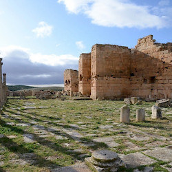 Madauros, Forum with Byzantine fort