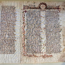 Fayyum, Coptic text of Isaiah