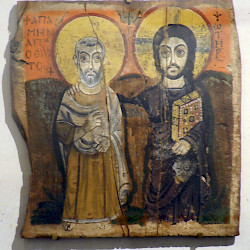 Bawit, Icon of Christ and St.Menas