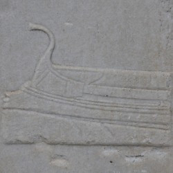 Pella, Tombstone of Makartos Delios, ship