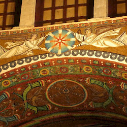 Ravenna, San Vitale, Mosaic of two angels