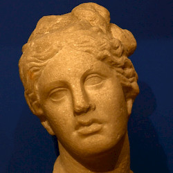 Thera, Head of a Hellenistic statue