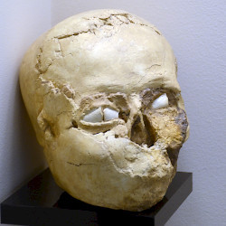 Jericho, Skull from Pre-Pottery Neolithic B