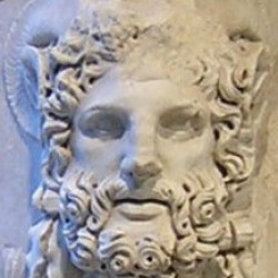 Rome, Via Flaminia, Aufidius Altar, Jupiter Ammon