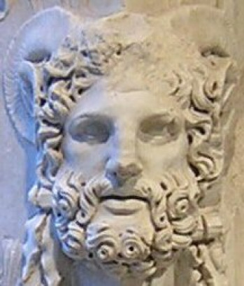 Rome, Via Flaminia, Aufidius Altar, Jupiter Ammon