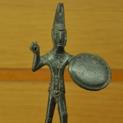 Figurine of an Etruscan warrior
