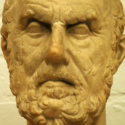Rome, Via Latina, Villa of Murena, Portrait of Aratus of Sicyon